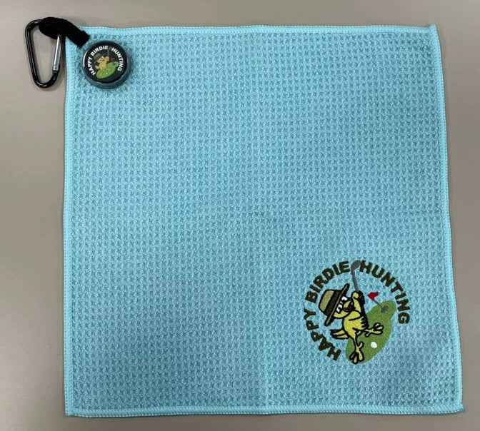 Magnetic Towel Sets with Scrubby on Cart Towel – 2-Piece Golf Towel Set