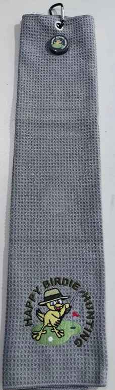 Magnetic Towel Sets with Scrubby on Cart Towel – 2-Piece Golf Towel Set
