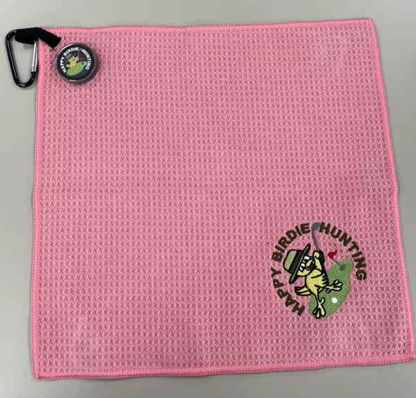 Magnetic Towel Sets with Scrubby on Cart Towel – 2-Piece Golf Towel Set
