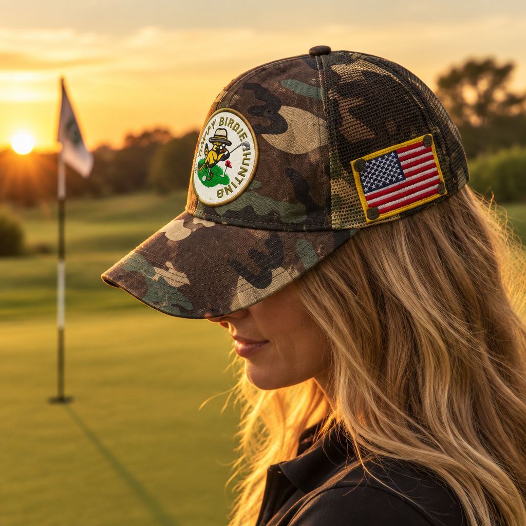 Golf Trucker Hat – Lightweight Mesh Snapback