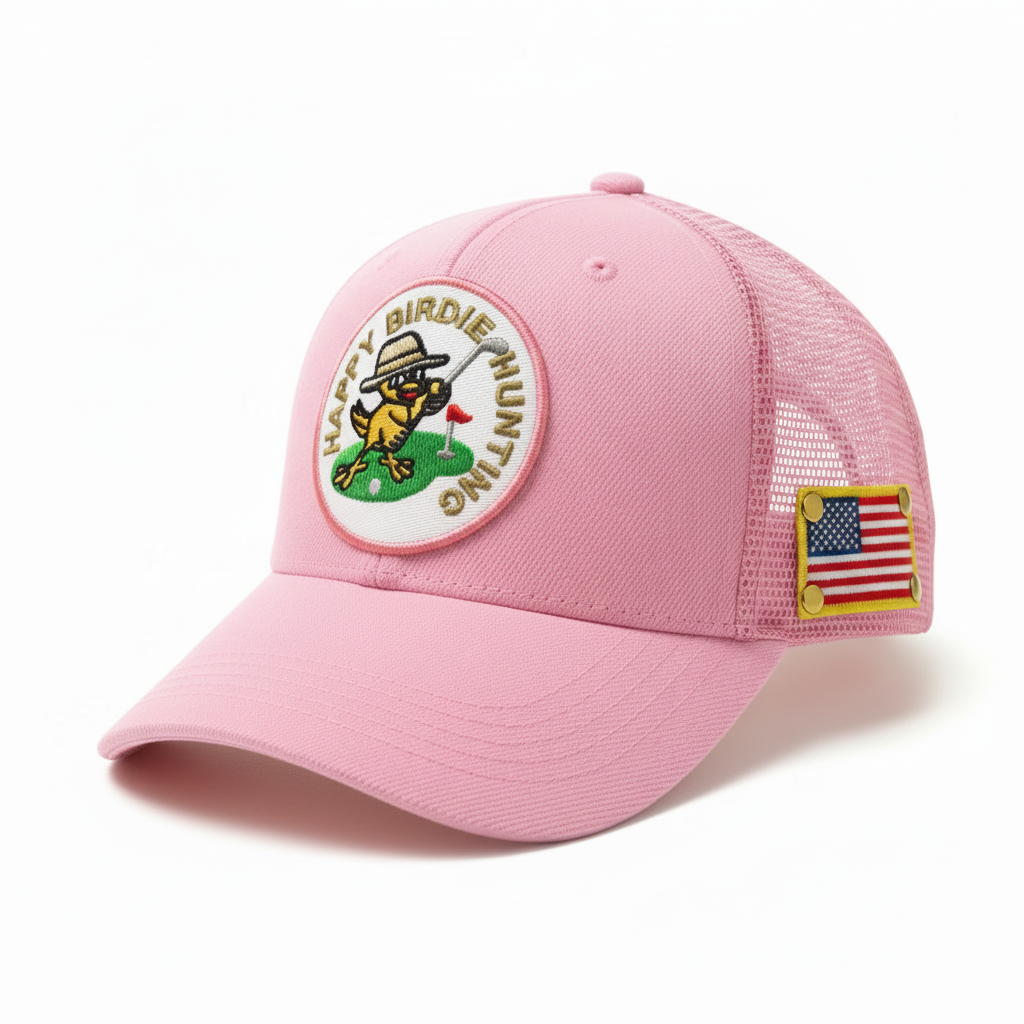 Happy Birdie Hunting Golf Trucker Hat​Golf Trucker Hat – Lightweight & Breathable | Everyday Course Style - Happy Birdie Hunting